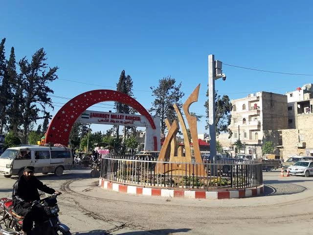 صورة عامة من مدينة الباب